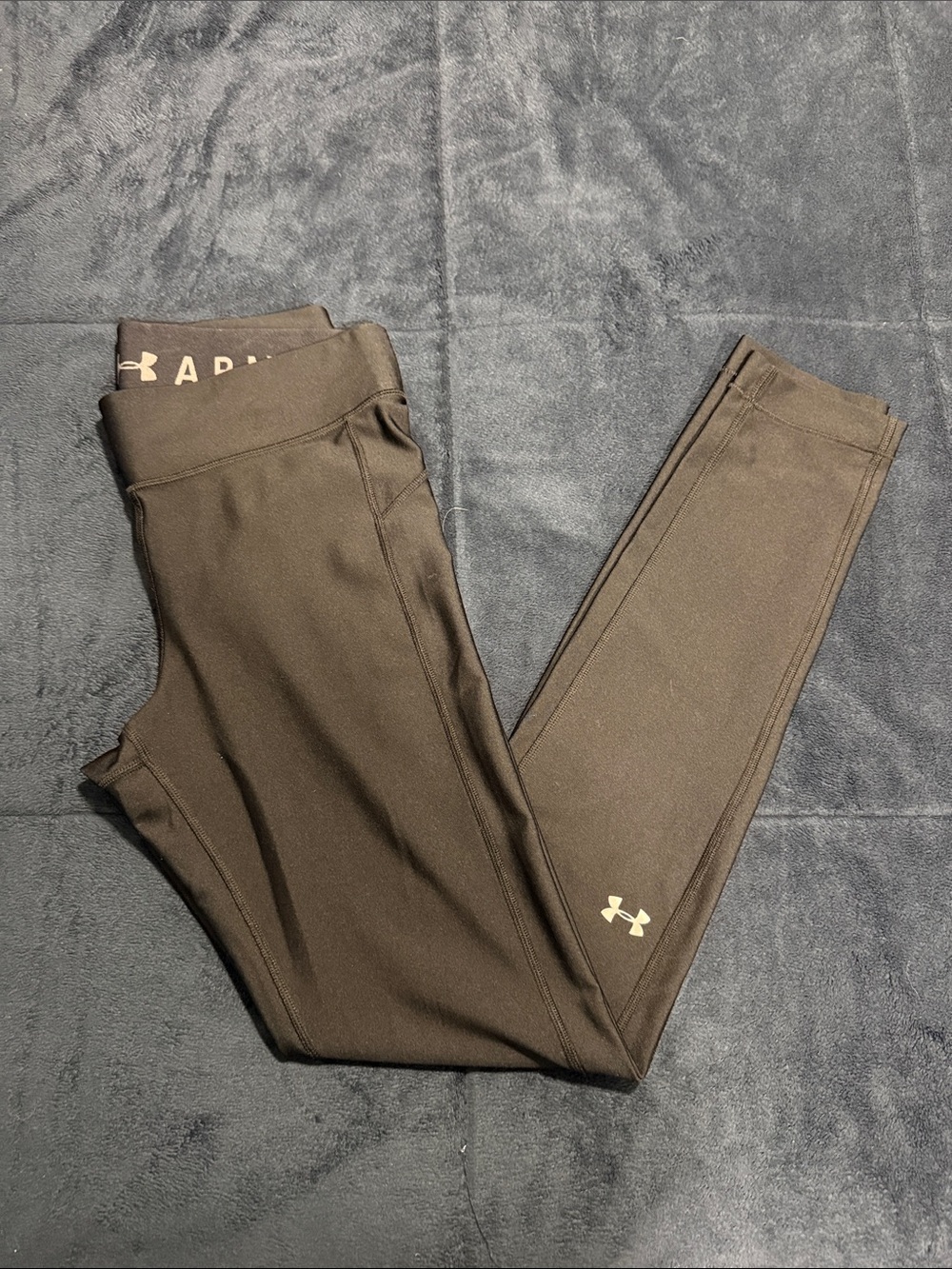 Under Armour Black Women's Athletic Leggings with Logo